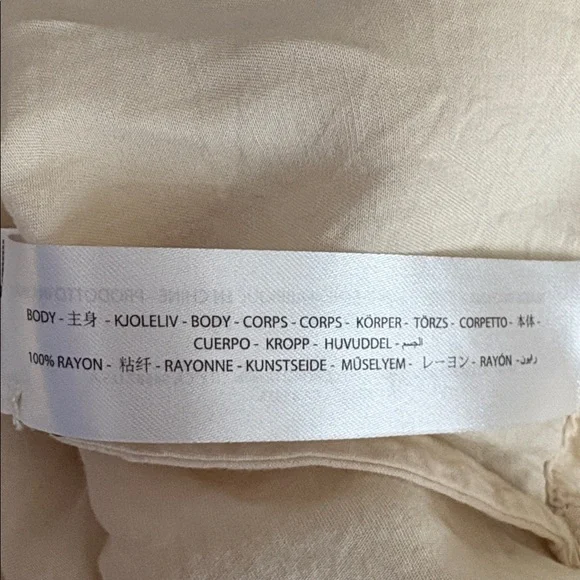 Ariat Chimayo Jacquard Embroidered Peplum Top in Buttercream - Size Large - Picture 7 of 8